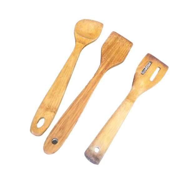 Wooden cooking utensils set