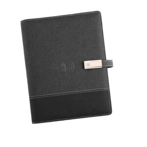 Premium notebook with powrbank and Flash memory